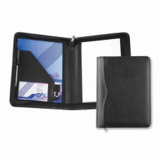 A5 Conference Folder in Black Faux Leather: Compact, Customisable & Conference-Ready