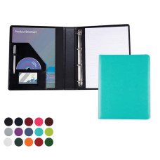 A4 Imitation Leather Ring Binder Folder: Colourful, Customisable & Conference-Ready