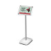 A4 or A3 Floor Standing Frame – Silver Anodised Aluminium