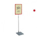 Indoor Showcard Stand – Floorstanding, Colourful & Adjustable