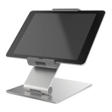 Desktop iPad & Tablet Stand – Sleek, Secure & Fully Adjustable Desktop iPad & Tablet Stand – Sleek, Secure & Fully Adjustable