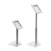 Floor-Standing iPad Holder – Adjustable, Lockable & Sleek Floor-Standing iPad Holder – Adjustable, Lockable & Sleek
