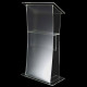 Acrylic Lectern or Podium With Frosted Front Panel Acrylic Lectern or Podium With Frosted Front Panel