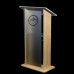 Contemporary Veneered Oak Lectern – Personalised Presence for Corporate Events Contemporary Veneered Oak Lectern – Personalised Presence for Corporate Events