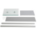 Tempered Glass & Steel Lectern – Contemporary Sophistication for Modern Spaces