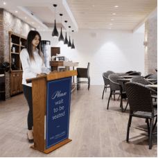 Beech Plywood Lectern – Heavy-Duty, Customisable & Venue-Ready