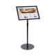 Adjustable Black Floor Standing Snap Frame – A4 & A3 Poster Display Stand Adjustable Black Floor Standing Snap Frame – A4 & A3 Poster Display Stand