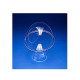 Large Clear Acrylic Display Sphere — 400mm Diameter, Wide Opening & Flexible Stand Options