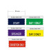 Custom Horizontal Badge Ribbons – Made to Order (10–2000 Units)