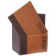 Securit Black Leather-Look Menu Storage Box with 20 A4 Covers