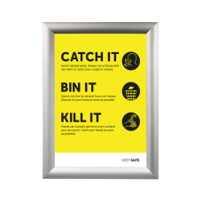 Snap Frame Poster Clean Your Hands