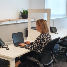 Desk Divider With Window Desk Divider With Window
