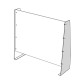 Large Sneeze Screen With Side Panels Large Sneeze Screen With Side Panels