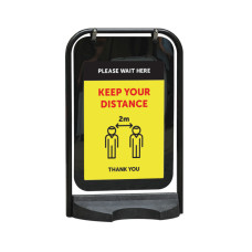 A1 Pavement Sign – Double-Sided, Swinging Display for Promotions, Safety & More A1 Pavement Sign – Double-Sided, Swinging Display for Promotions, Safety & More