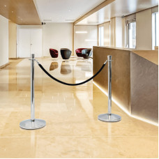 Pole and Rope Barrier for Social Distancing Control Pole and Rope Barrier for Social Distancing Control