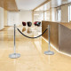 Pole and Rope Barrier for Social Distancing Control Pole and Rope Barrier for Social Distancing Control