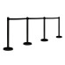 Retractable Queue Barrier