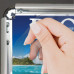 A1 Poster Holder with Literature Shelf – Freestanding Display Stand