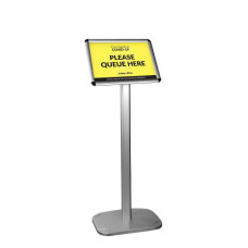 A4 Snap Frame Poster Display Stand – Silver or Black