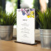 Acrylic Block Sign Holder Acrylic Block Sign Holder