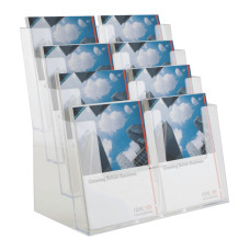 Multi-Pocket Styrene Leaflet Holder