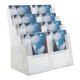 Multi-Pocket Styrene Leaflet Holder Multi-Pocket Styrene Leaflet Holder