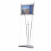 A3 Landscape Poster Display Stand – Floating Frame with Optional Brochure Holders