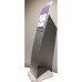 Curved A4 Free Standing Info Holder – Brushed Aluminium Display Stand Curved A4 Free Standing Info Holder – Brushed Aluminium Display Stand