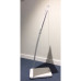 Curved A4 Free Standing Info Holder – Brushed Aluminium Display Stand Curved A4 Free Standing Info Holder – Brushed Aluminium Display Stand