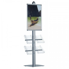 Double-Sided A2 Point of Sale Display Stand – Sleek, Stable & Versatile Double-Sided A2 Point of Sale Display Stand – Sleek, Stable & Versatile