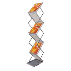 Collapsible Zig Zag Brochure Holder – Portable, Practical & Event-Ready Collapsible Zig Zag Brochure Holder – Portable, Practical & Event-Ready