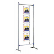 Floor Standing 4 x A4 Cable Poster Display Floor Standing 4 x A4 Cable Poster Display