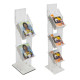 Tiered Magazine Stand – Clear Acrylic Display for A4 Literature
