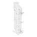 Tiered Magazine Stand – Clear Acrylic Display for A4 Literature