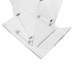 Tiered Magazine Stand – Clear Acrylic Display for A4 Literature