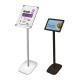 A4 or A3 Floor Standing Frame – Silver Anodised Aluminium A4 or A3 Floor Standing Frame – Silver Anodised Aluminium