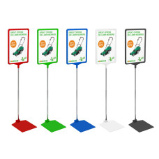 Showcard Stand with Coloured Base – A5, A4 & A3 Sizes Showcard Stand with Coloured Base – A5, A4 & A3 Sizes