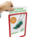 Showcard Stand with Coloured Base – A5, A4 & A3 Sizes