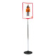 Adjustable Show Card & Poster Stand – Heavy-Duty Round Base, Multi-Size Frames Adjustable Show Card & Poster Stand – Heavy-Duty Round Base, Multi-Size Frames