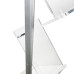 Magazine Zig Zag Brochure Display Unit – Stylish, Double-Sided & Built to Last