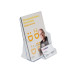Clear Styrene Brochure & Business Card Holder