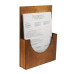 Wooden Brochure Holder Wooden Brochure Holder