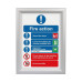 Fire Resistant Snap Frame – Safety-Compliant Signage with Style Fire Resistant Snap Frame – Safety-Compliant Signage with Style