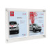 Wall-Mounted A4 Twin Poster Holder – Crystal Clear, Contemporary & Built to Showcase Wall-Mounted A4 Twin Poster Holder – Crystal Clear, Contemporary & Built to Showcase