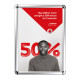 Silver Snap Frame with Rounded Corners – Indoor & Outdoor Use | Sleek, Safe & Versatile Display