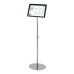 A4 Bevelled Edge Chrome and Black Poster Stand – Sleek, Adjustable & Magnetic A4 Bevelled Edge Chrome and Black Poster Stand – Sleek, Adjustable & Magnetic