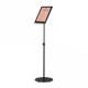 Black Height Adjustable A4 Poster Display Stand Black Height Adjustable A4 Poster Display Stand