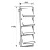 Metal Wall-Mounted Literature Rack – Sleek, Sturdy & Ready to Impress Metal Wall-Mounted Literature Rack – Sleek, Sturdy & Ready to Impress