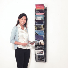 A4 Wall-Mounted Magazine Rack – Curved, Accessible & Professionally Designed A4 Wall-Mounted Magazine Rack – Curved, Accessible & Professionally Designed