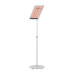 Black Height Adjustable A4 Poster Display Stand Black Height Adjustable A4 Poster Display Stand